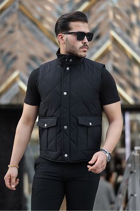 جلیقه مشکی مردانه رگولار Boymen - کد 858981719