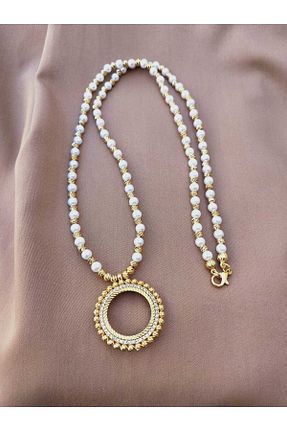گردنبند جواهر طلائی زنانه روکش طلا GEZERGOLD TAKI - کد 288222528