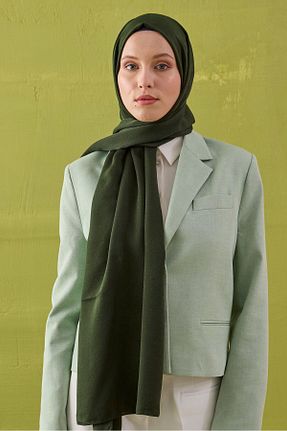 شال خاکی زنانه پلی استر Cardion - کد 839226452