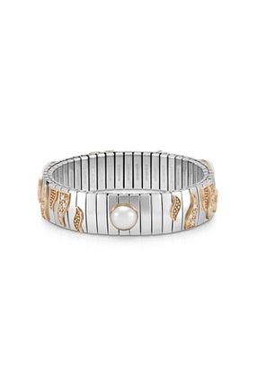 دستبند استیل (فولاد) طلائی زنانه استیل (فولاد) NOMİNATİON - کد 450259810