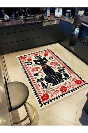 فرش رنگی قابل شستشو Rugs Modern Halı - کد 859044455