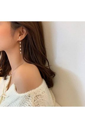 گوشواره مروارید سفید GO Sİ ON - کد 364959631
