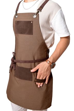 دستکش و پیشبندآشپزخانه قهوه ای styleapron - کد 377462243