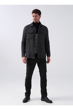 کت طوسی مردانه رگولار Fabrika - کد 374668002