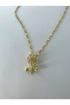 گردنبند استیل ( فولاد ) طلائی زنانه استیل (فولاد) ROA JEWELRY - کد 758998621