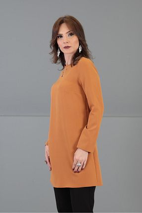 تونیک حجاب قهوه ای زنانه ویسکون ÖNDER ÖZSOY - کد 465174454