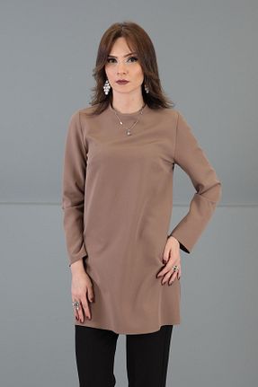 تونیک حجاب قهوه ای زنانه ویسکون ÖNDER ÖZSOY - کد 465327863