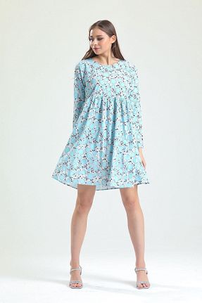 لباس فیروزه ای زنانه بافتنی Sense - کد 670600942