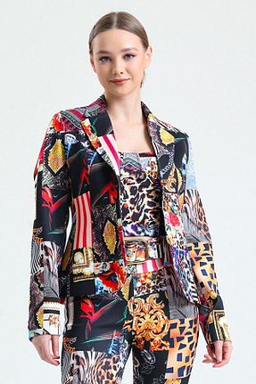 کت رنگی زنانه اسلیم فیت Sense - کد 680844226