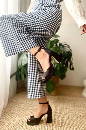 کفش مجلسی مشکی زنانه پاشنه ضخیم POLKA STORE - کد 258683692
