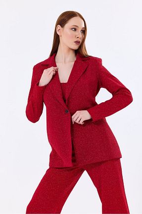 کت زرشکی زنانه رگولار Sense - کد 829642737