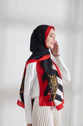 شال قرمز زنانه پلی استر Cardion - کد 845397085