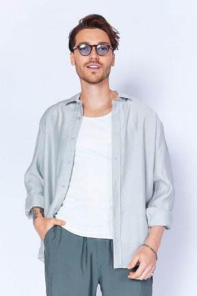 پیراهن طوسی مردانه رگولار MAN EDITION - کد 832433692
