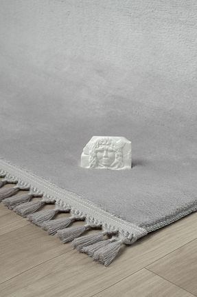 کناره طوسی پلی استر LİNOS HOME - کد 843118975