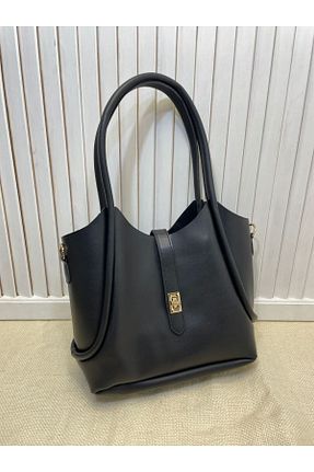 کیف دوشی مشکی زنانه چرم مصنوعی SHIKIRTI - کد 859024559