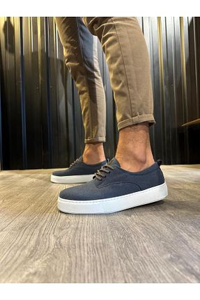 کفش کلاسیک سرمه ای مردانه چرم مصنوعی Rozero Shoes - کد 859072494