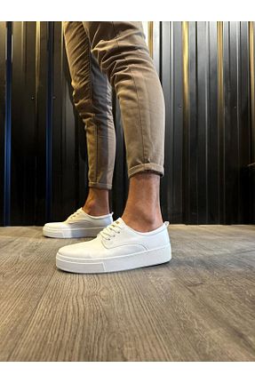 کفش کلاسیک سفید مردانه چرم مصنوعی Rozero Shoes - کد 859071670