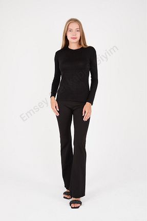 بادی مشکی زنانه پنبه پلی استر EMSEY - کد 795092568