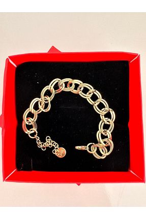 دستبند استیل (فولاد) طلائی زنانه استیل (فولاد) Eloditakı - کد 859064238