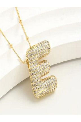 گردنبند استیل ( فولاد ) طلائی زنانه استیل (فولاد) H&S AKSESUAR - کد 834000934