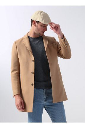 پالتو پشمی بژ مردانه رگولار Fabrika - کد 374667656