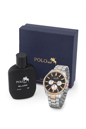 ست ساعت مچی مردانه فلزی polo air - کد 858942786