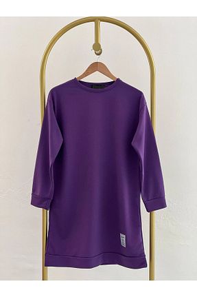 تونیک حجاب بنفش زنانه مخلوط پلی استر exxitcollection - کد 858941823