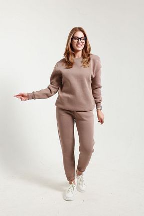 ست گرمکن قهوه ای زنانه Penye TKT - کد 858946537