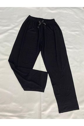 پائین تنه راحتی مشکی زنانه مخلوط ویسکون ZAGE GİYİM - کد 834864989
