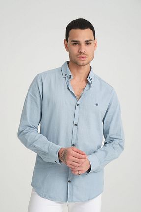 پیراهن سفید مردانه اسلیم فیت Manche - کد 825260359