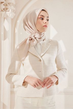 روسری طوسی پلی استر Cardion - کد 356809172