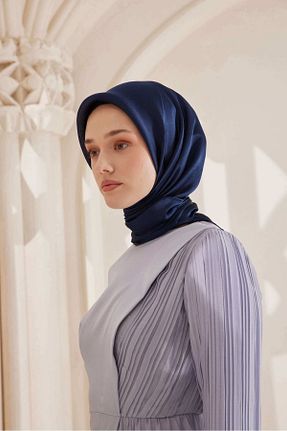 روسری سرمه ای پلی استر Cardion - کد 356809199