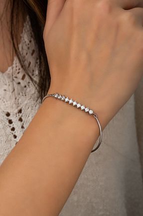 دستبند نقره سفید زنانه 925 عیار Sunshine - کد 36270332