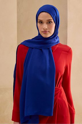 شال سرمه ای زنانه پلی استر Cardion - کد 839225301