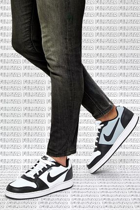 کفش اسنیکر طوسی زنانه چرم اصل Nike - کد 669583196