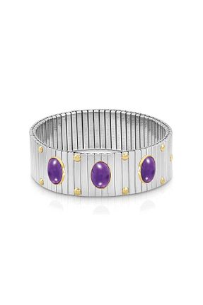 دستبند استیل (فولاد) بنفش زنانه استیل ضد زنگ NOMİNATİON - کد 358622369