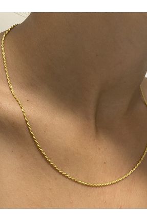 گردنبند طلا طلائی زنانه 14 عیار RUHBAŞ PIRLANTA - کد 177432620