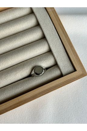 انگشتر جواهر زنانه روکش طلا ringbox - کد 859080830