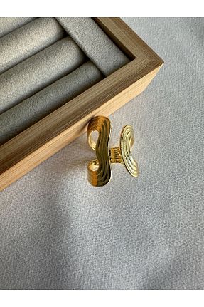 انگشتر جواهر طلائی زنانه روکش طلا ringbox - کد 859081452