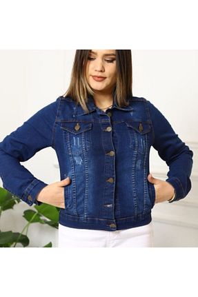 کت آبی زنانه رگولار KEJAN - کد 171574580