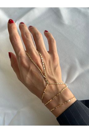 شاهمران جواهر طلائی زنانه روکش طلا ringbox - کد 859089780