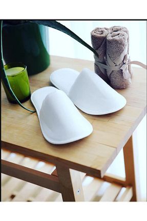 دمپائی سفید زنانه پارچه ای Trend Living Room - کد 848490905