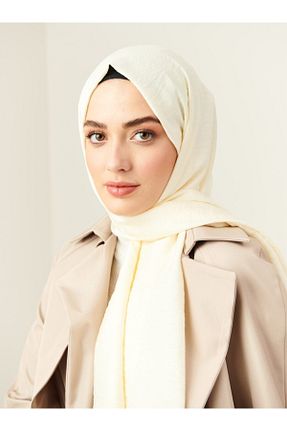 شال بژ زنانه پنبه ای Nacar - کد 98371898