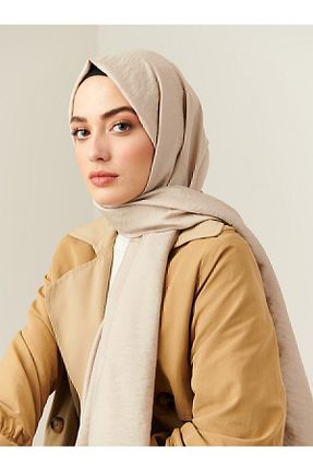 شال بژ زنانه پنبه ای Nacar - کد 98003232