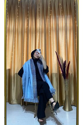 شال گردن آبی زنانه اکریلیک MSASTYLE - کد 466197887