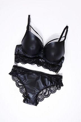 ست لباس زیر مشکی زنانه Tılsım Lingerie - کد 380094422