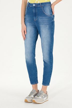 شلوار جین آبی زنانه پاچه تنگ U.S. Polo Assn. - کد 839499709