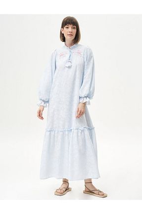 لباس حجاب آبی زنانه رگولار Kayra - کد 834267337