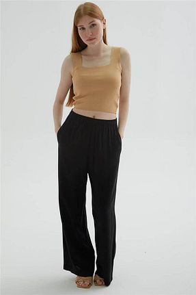 شلوار مشکی زنانه بافتنی Fashion Friends - کد 815906872