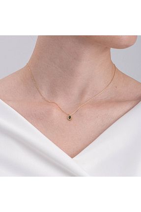 گردنبند نقره زرد زنانه 925 عیار FasekGold - کد 337634311